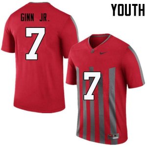 Youth Ohio State Buckeyes #7 Ted Ginn Jr. Throwback Nike NCAA College Football Jersey Comfortable AZM4544WY